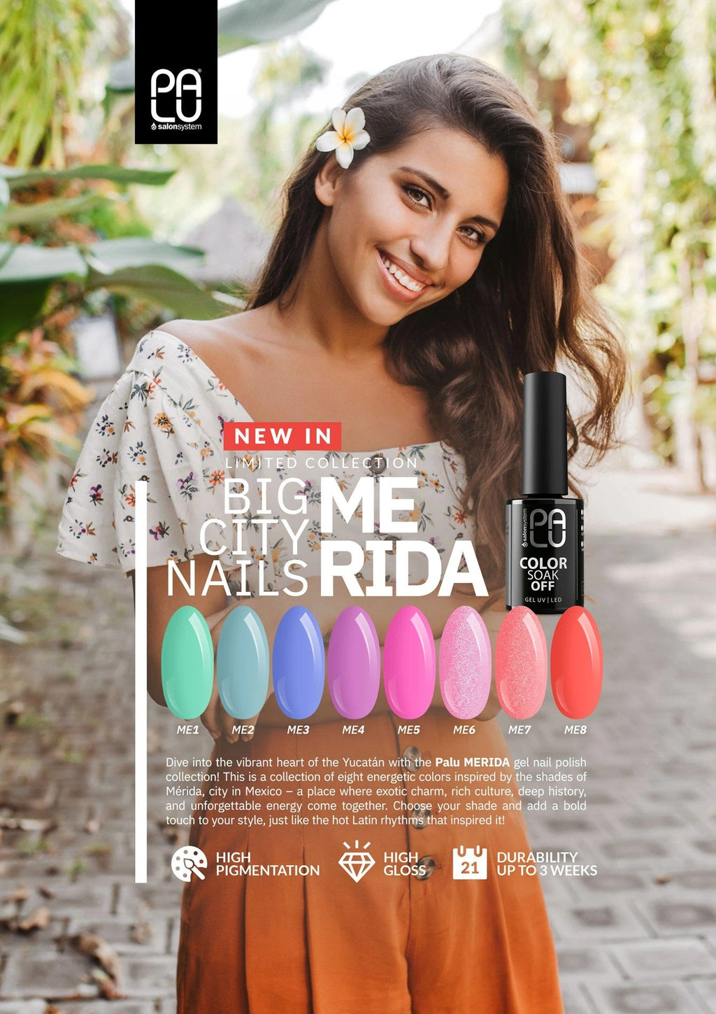 Palu Esmalte Semipermanente Merida ME7 11g