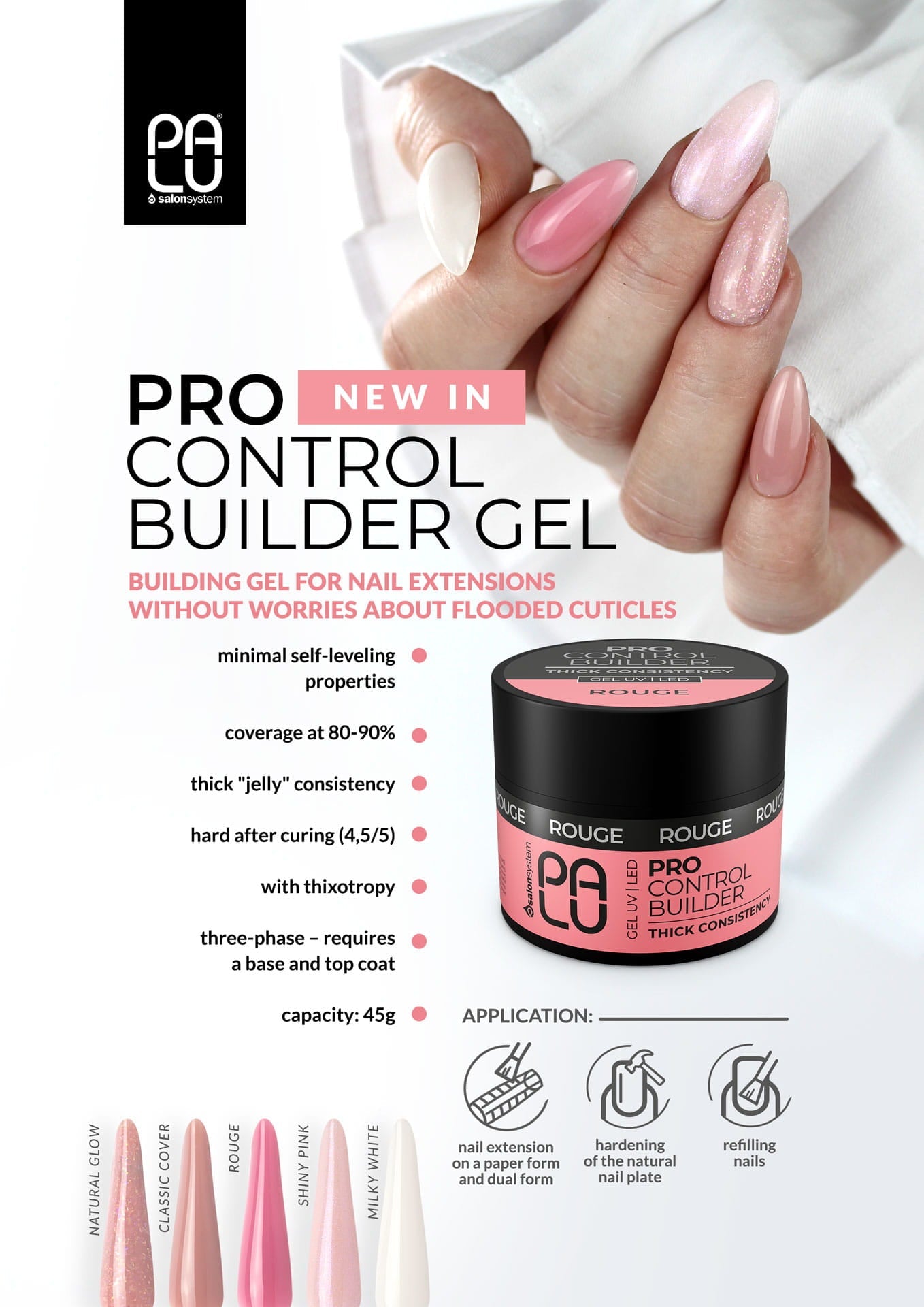 GEL PRO CONTROL BUILDER ROUGE 45G