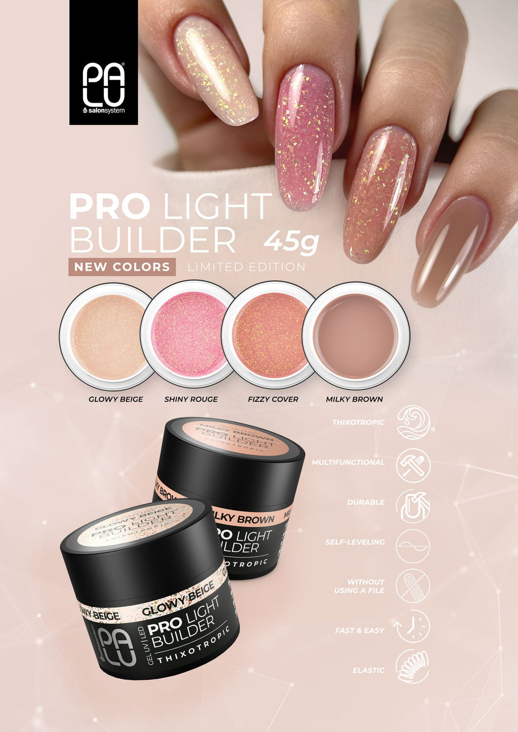 PALU PRO LIGHT BUILDER MILKY BROWN 45g