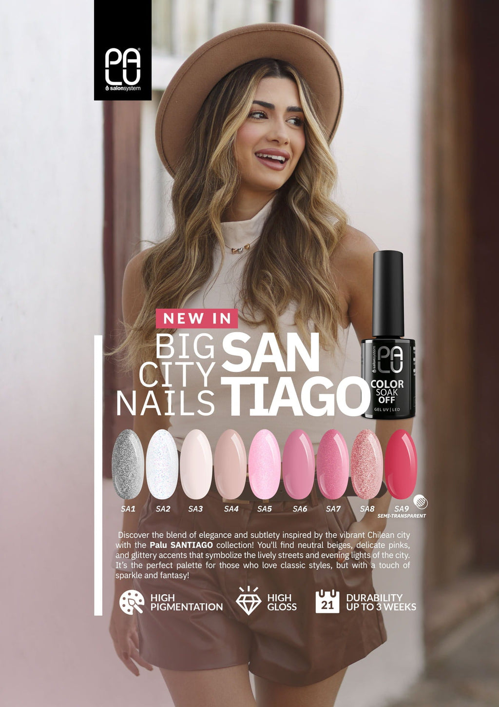 Palu Esmalte Semipermanente Santiago SA8 11g