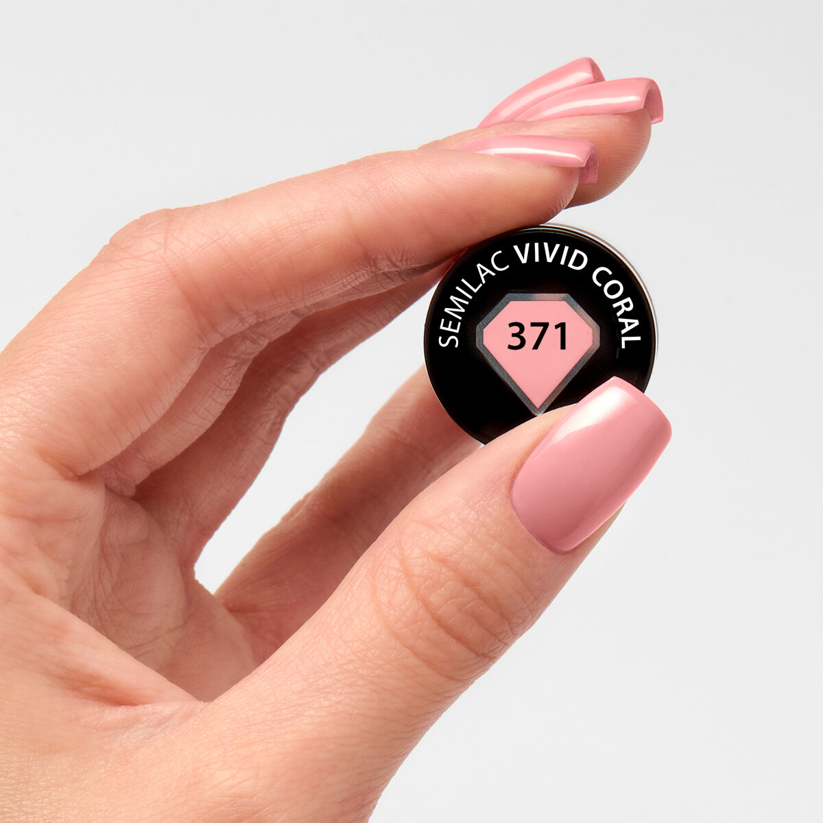 371 Semilac Vivid Coral 7ml