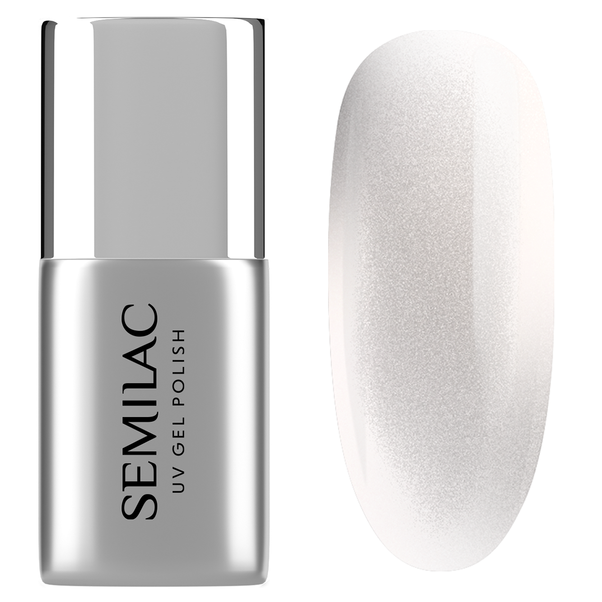 T35 Semilac Top No Wipe Silver Gloss 7 ml