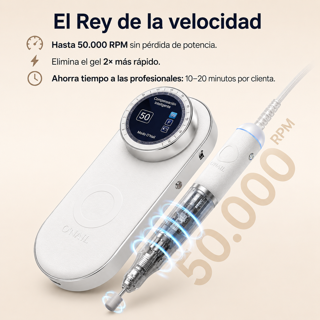 MICROMOTOR O´NAIL 50.000 RPM con IA