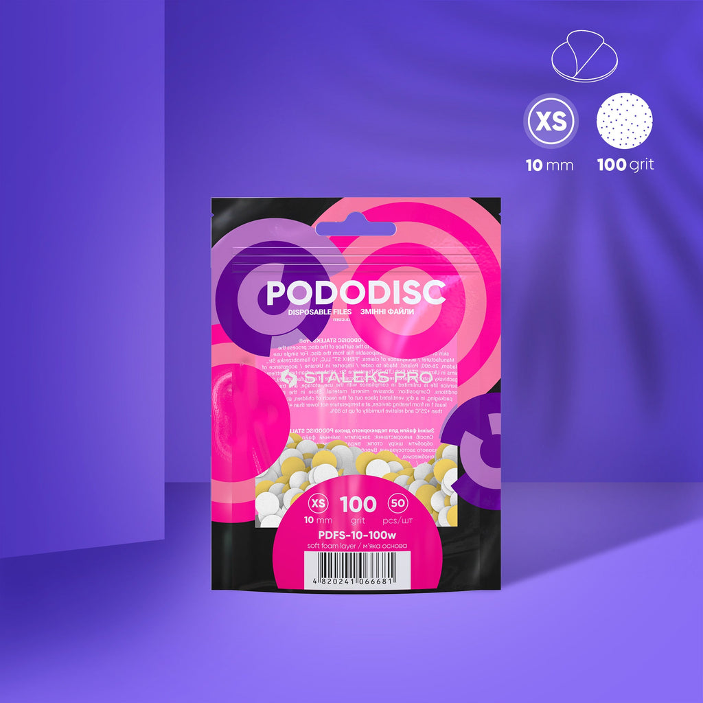 Recambio Pododisc blancas con Espuma Staleks  XS - 50 uds