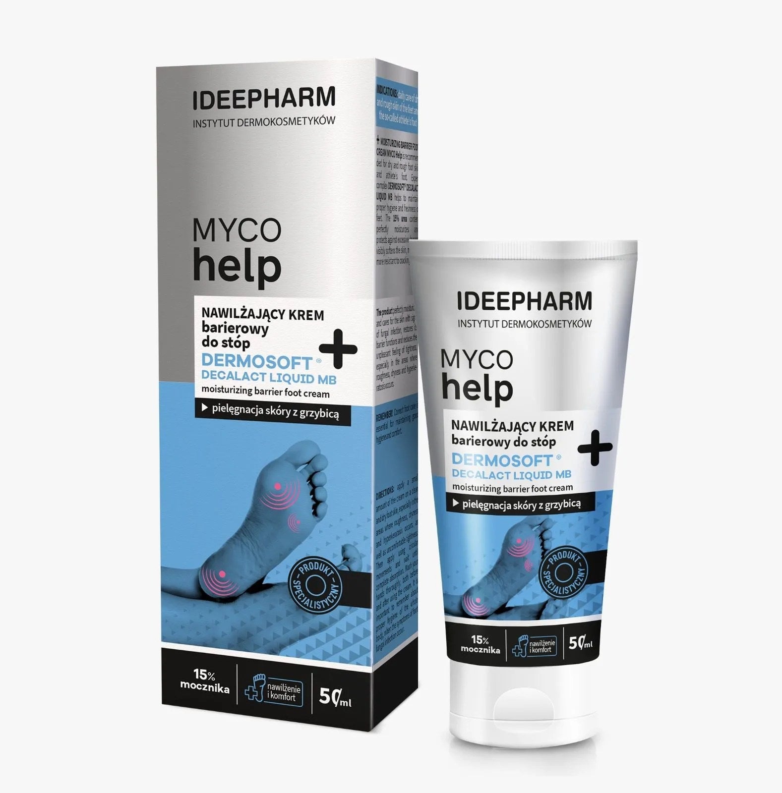 Crema hidratante pies con efecto barrera MYCO HELP 50g