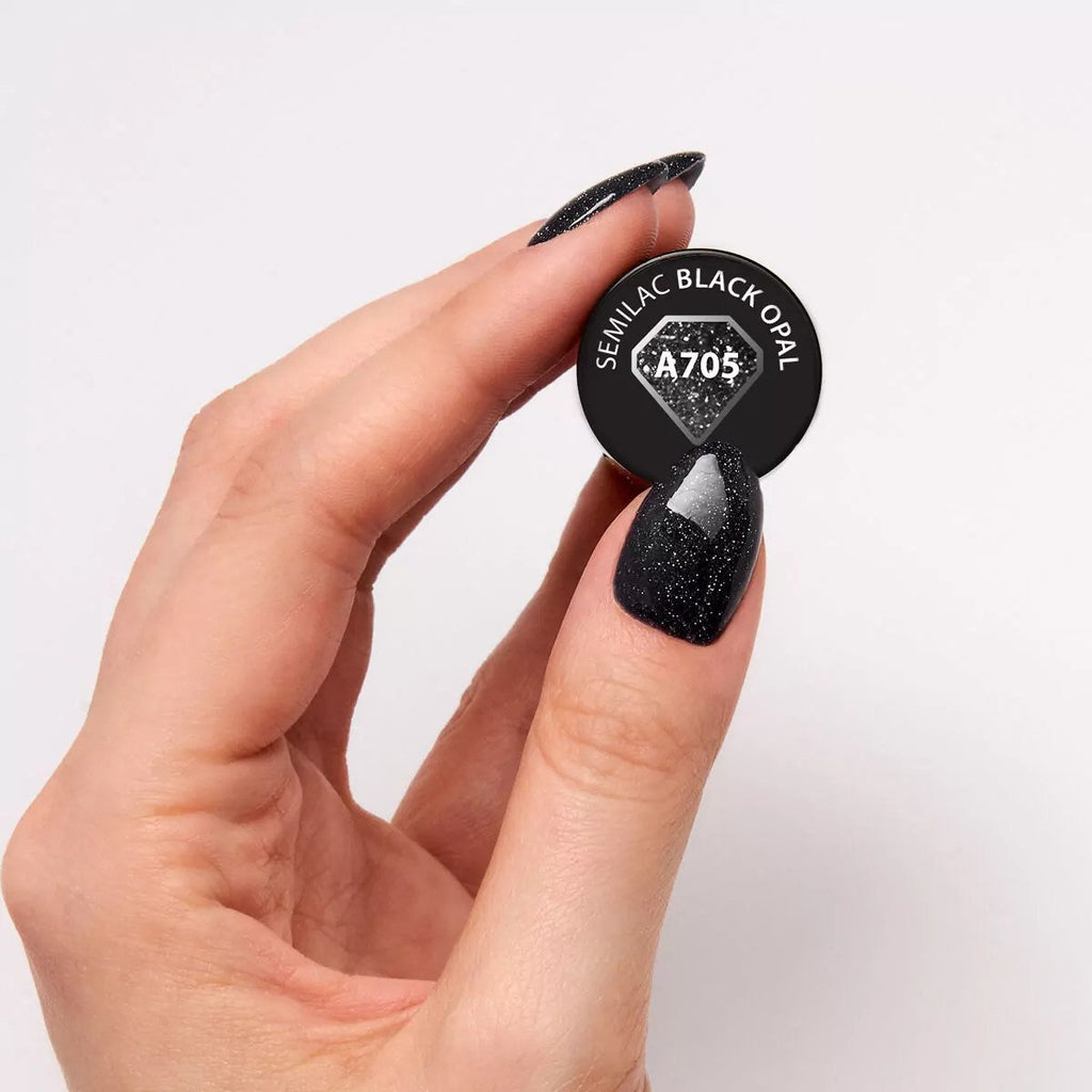 A705 Semilac Esmalte Semipermanente Black Opal 7ml