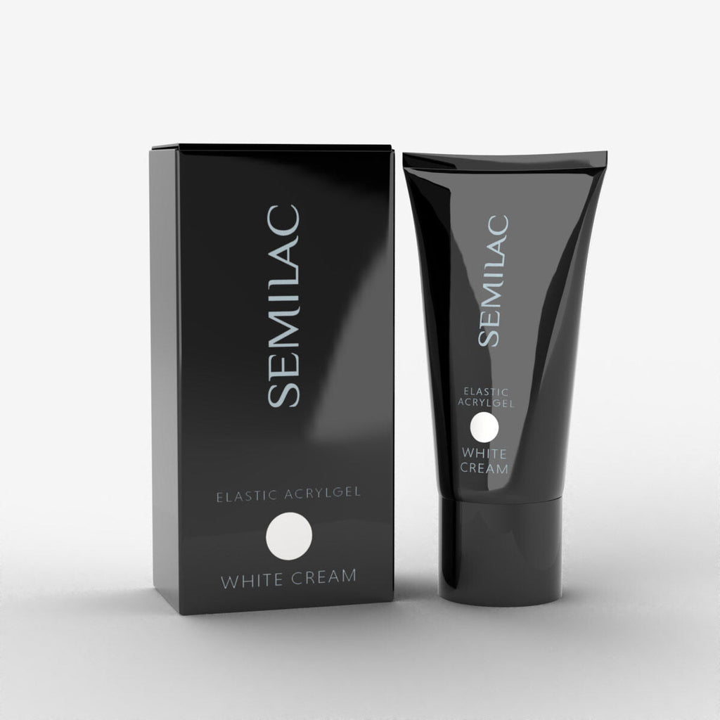 Acrylgel Semilac White Cream 30g