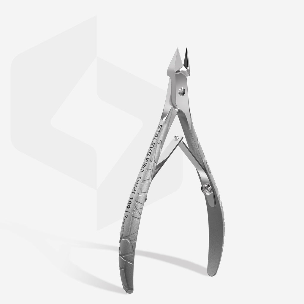 Alicates profesionales para cuticula alargados SMART 100 9 mm