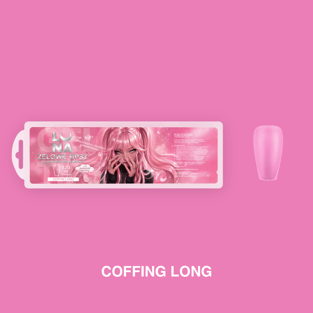 TIPS GEL COFFING LONG LUNAMOON 240 pcs