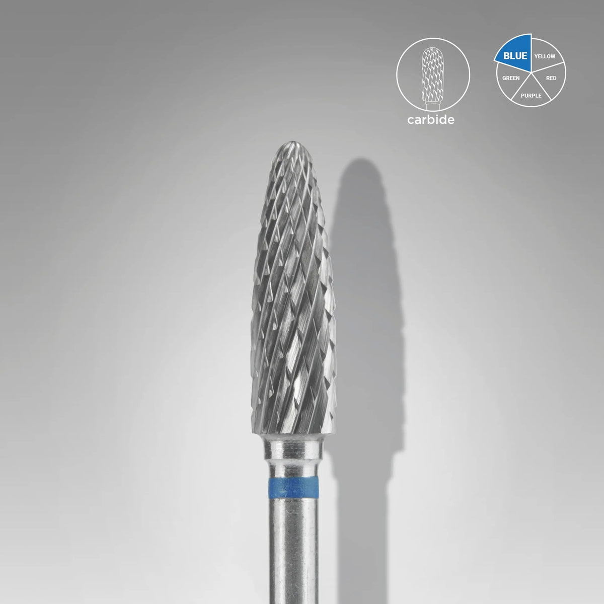Fresa Staleks de carburo "Maíz" AZUL diámetro 4 mm |14mm