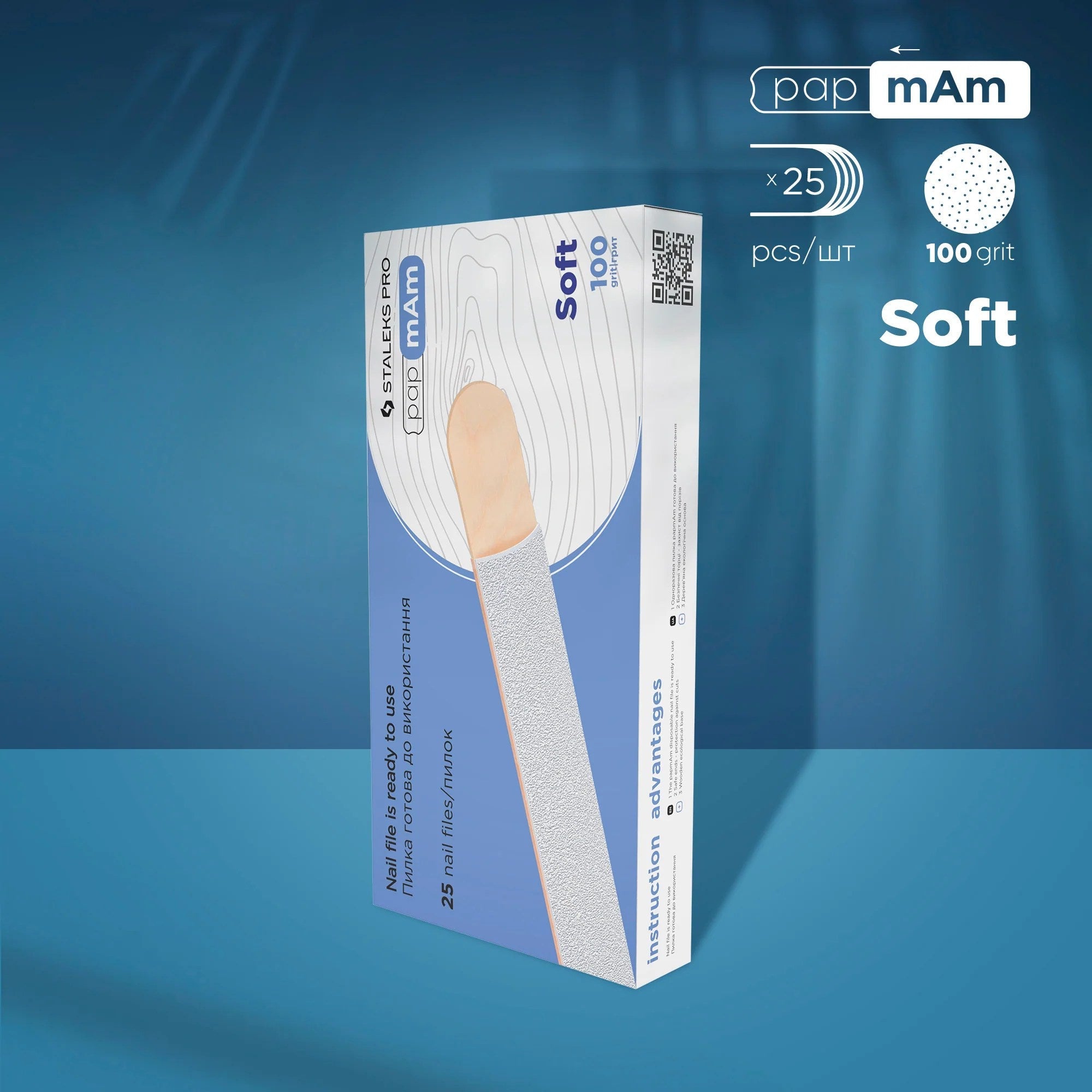 Fundas Limas con espuma Expert 20 Pap Mam blancas 25 unds