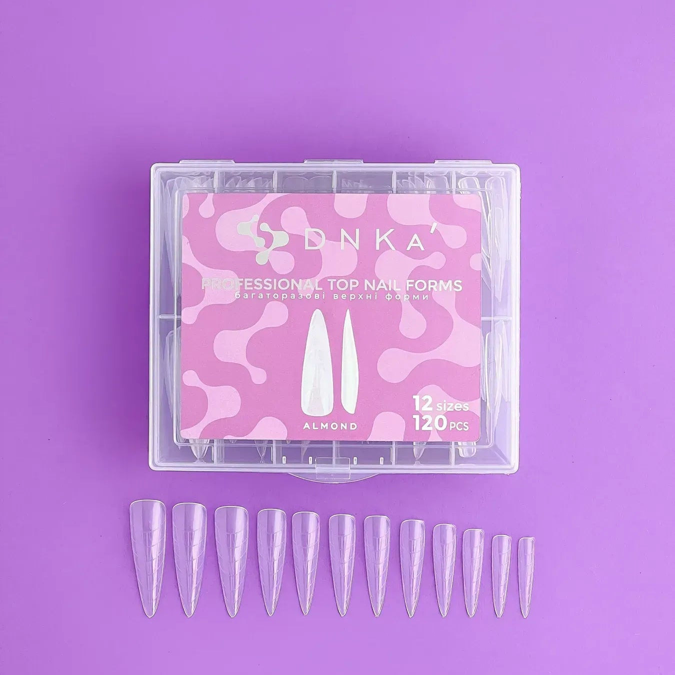 DNKa' Top Nail Forms Almond,120pcs