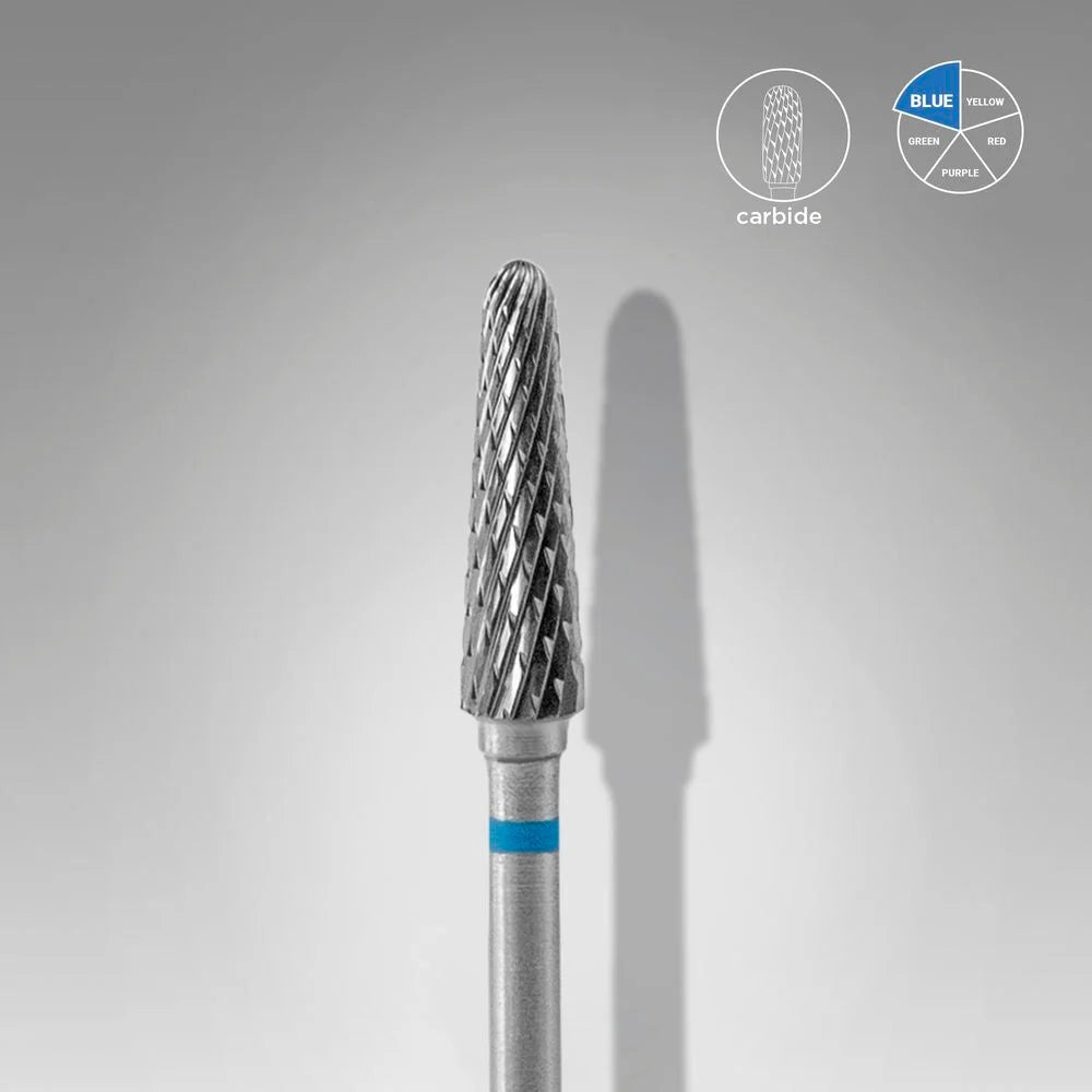 Fresa Staleks de carburo "Frustum" AZUL diámetro 4 mm