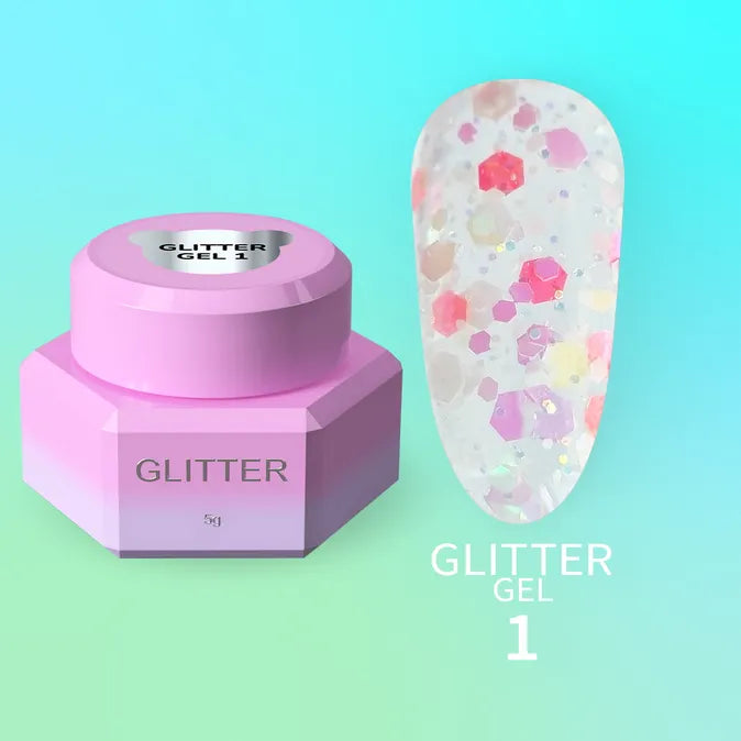 YOU ARE CUTE Glitter Gel Nr1 5ml