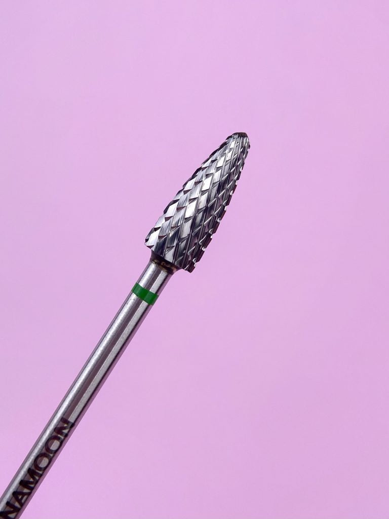 Fresa de Carburo LunaMoon "Maíz" Dureza Alta Verde (L - Zurdos) - 5,0 mm