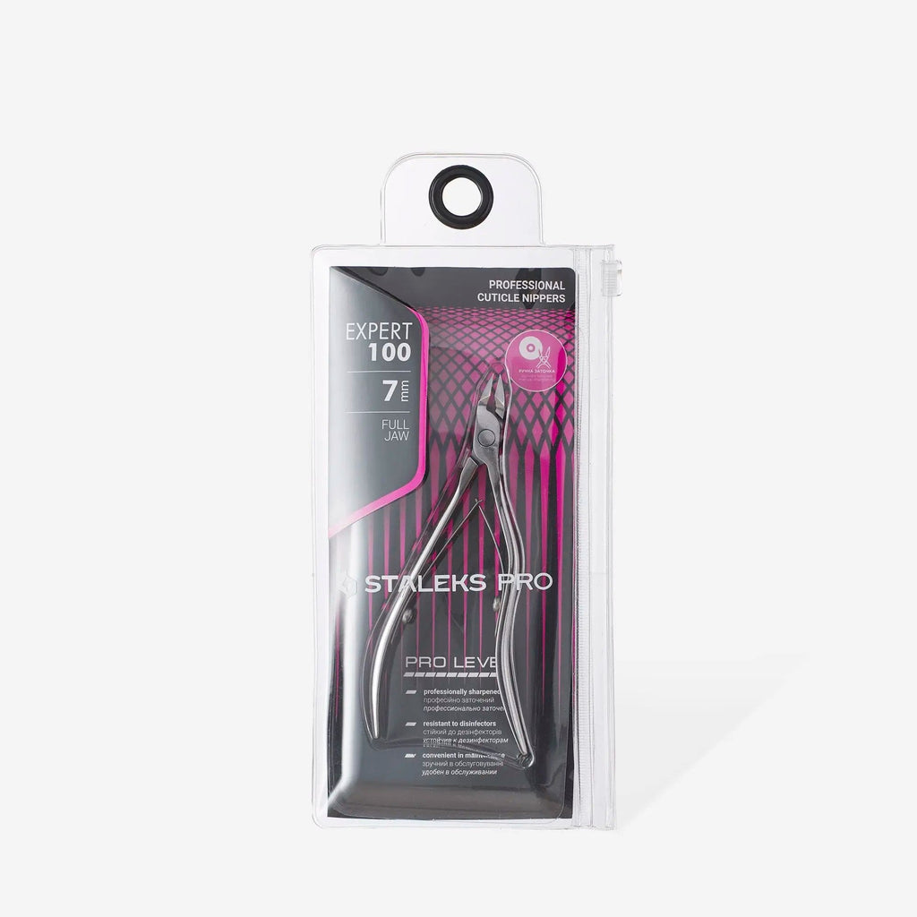 Alicate profesional para cutículas Staleks Pro Expert 100