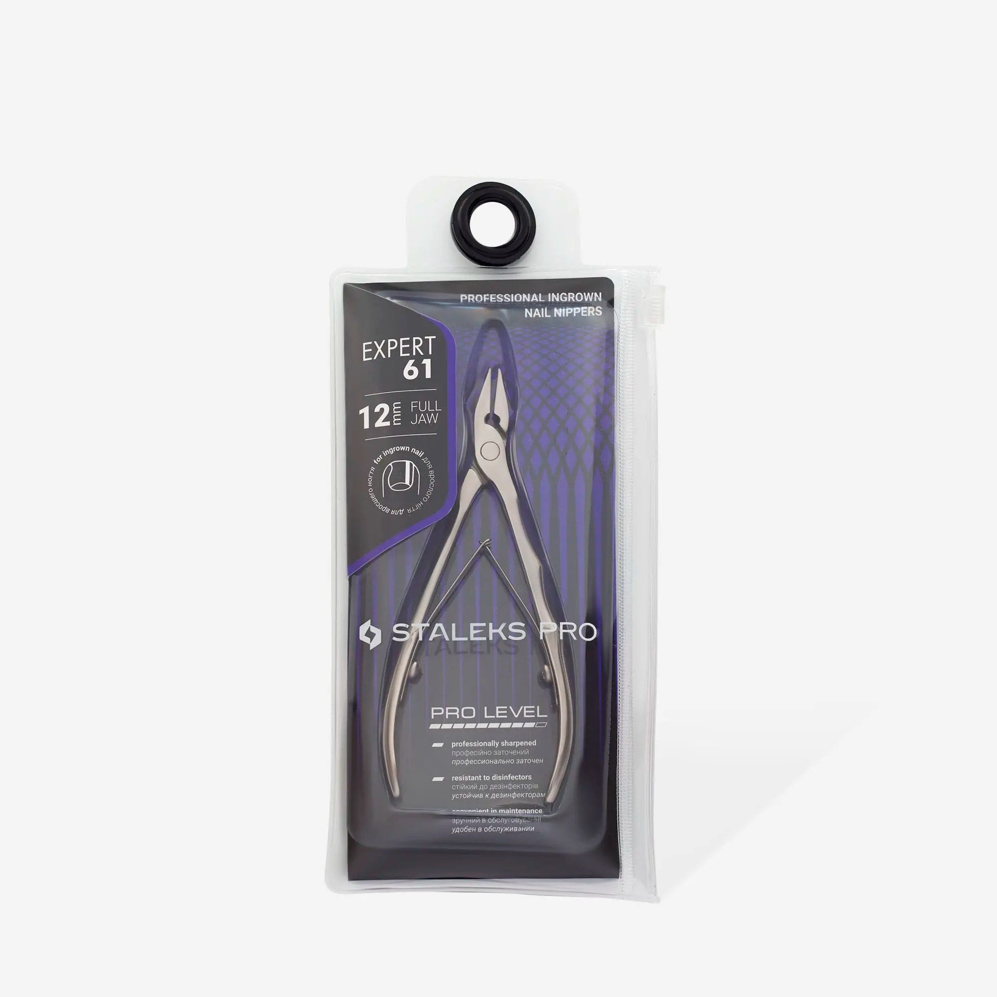Alicate profesional para uñas encarnadas Staleks Pro Expert 61