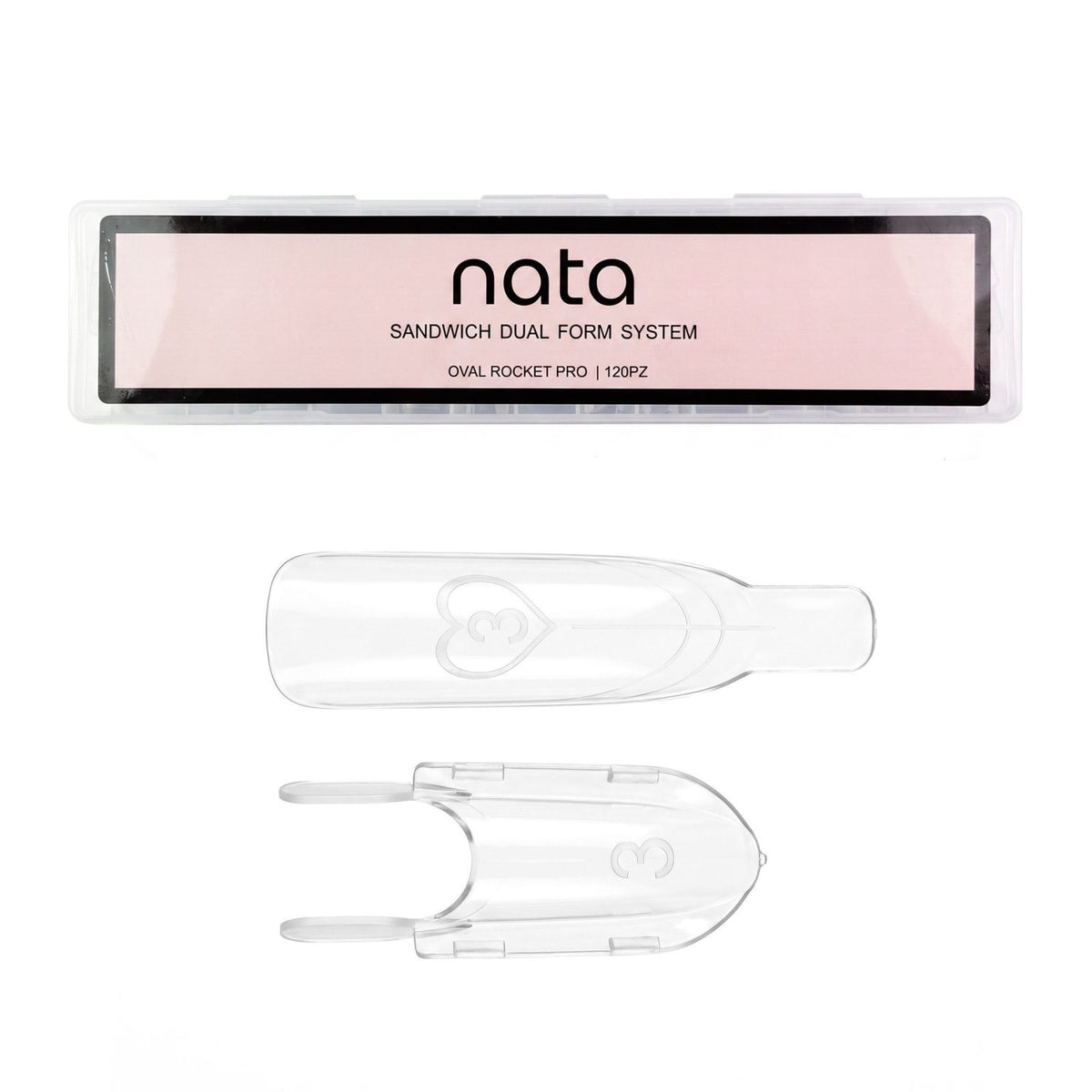 Tips Sandwich Oval Rocket PRO NATA 120 pcs