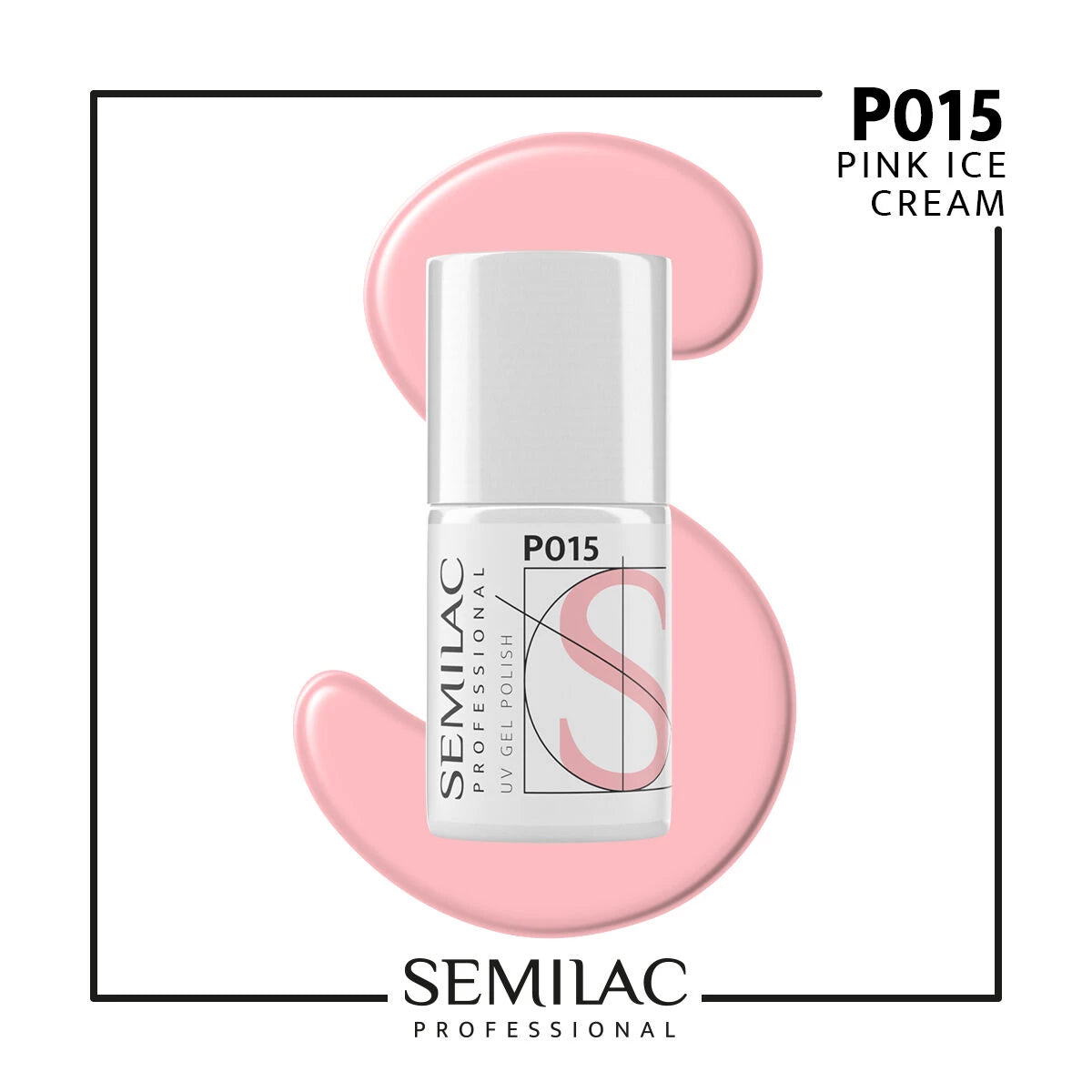 P015 Semilac Professional Pink Ice Cream 7ml