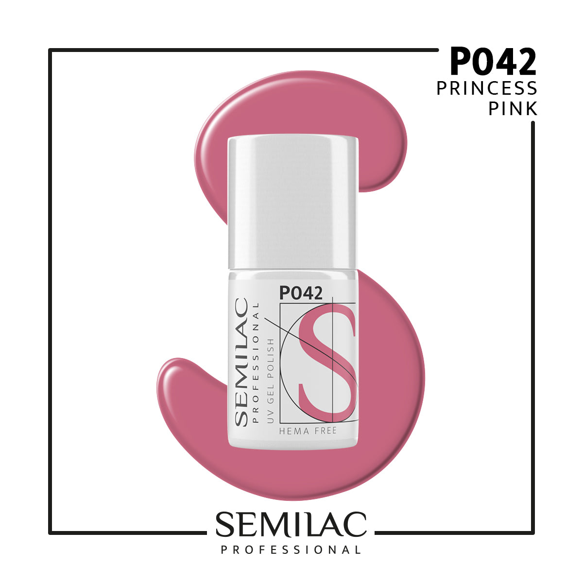 P042 Semilac Professional Princess Pink 7ml