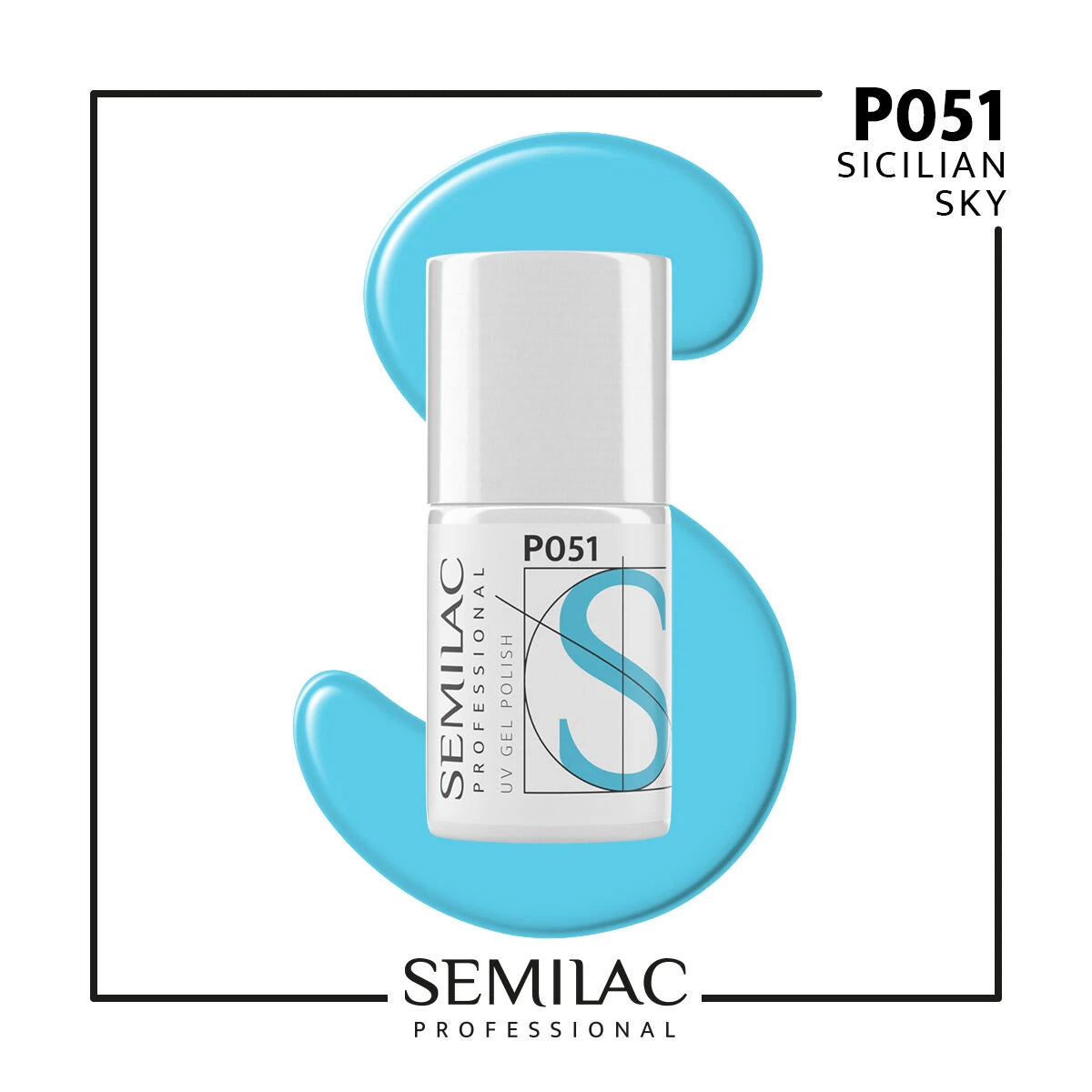 P051 Semilac Professional Sicilian Sky 7 ml