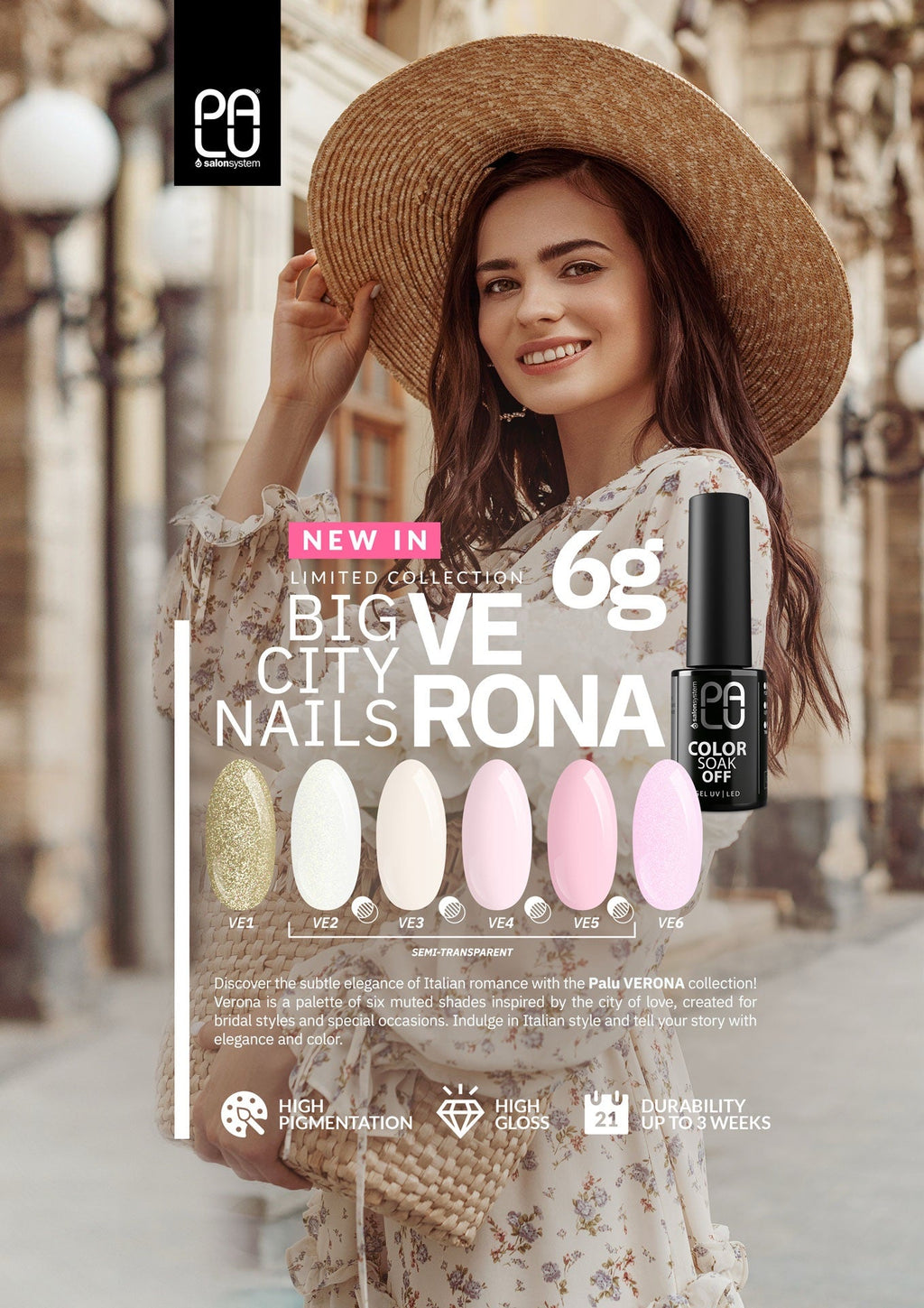 Palu Esmalte Semipermanente Verona VE5 6g