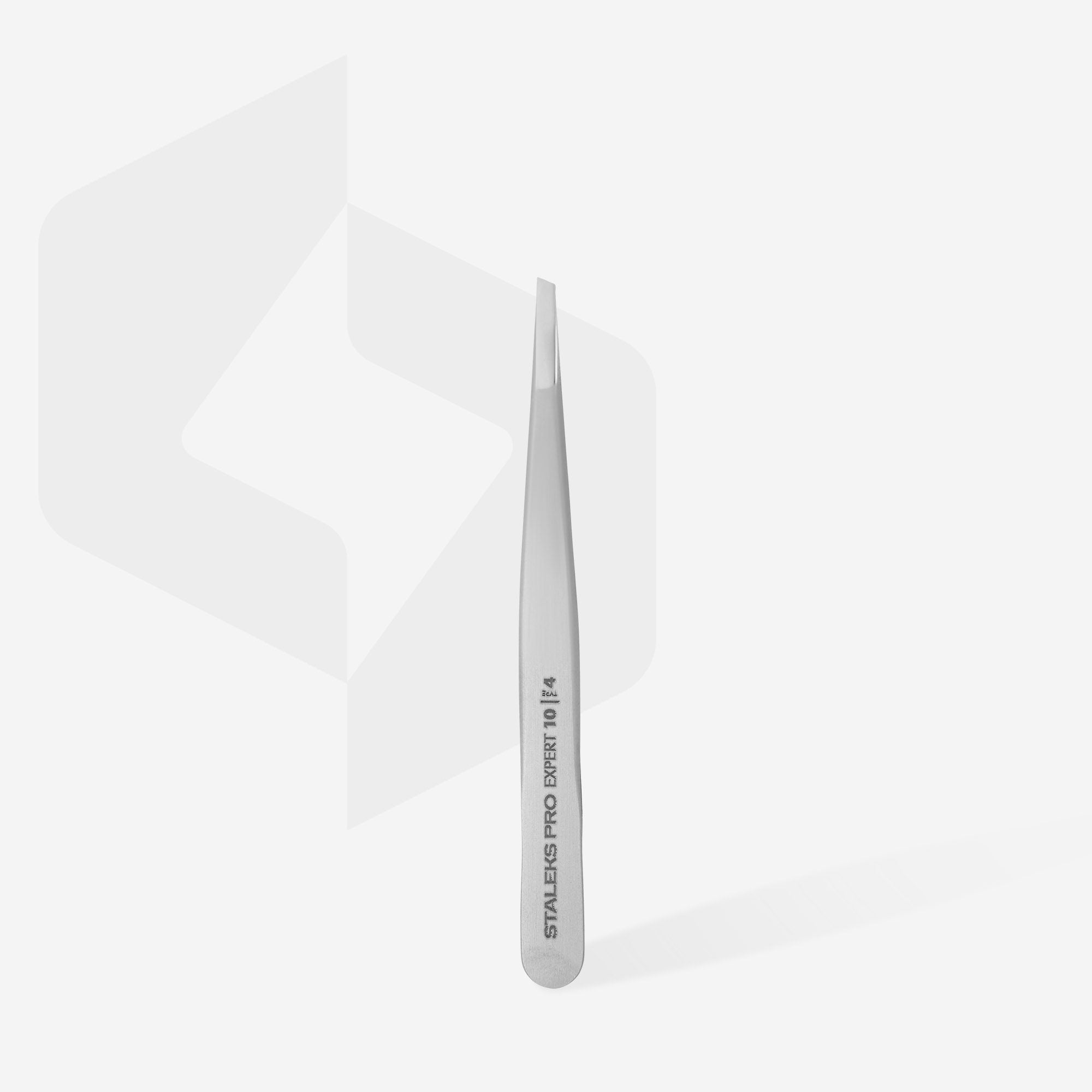 Pinza para las cejas Staleks Pro Expert 10 Tipo 4