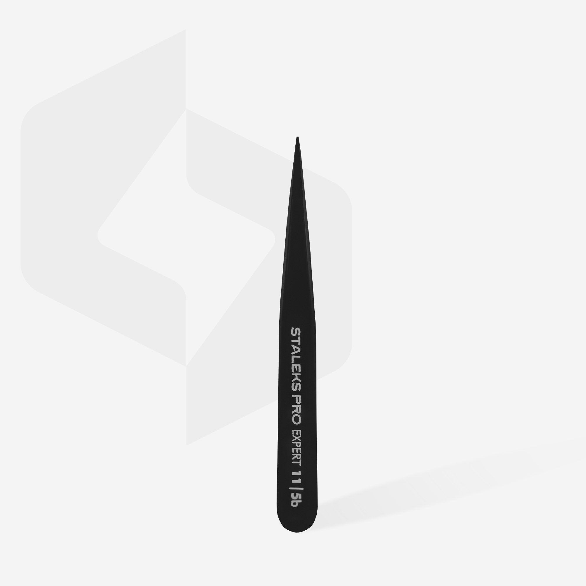 Tijeras profesionales para las cejas Staleks Pro Expert 11 Tipo 5, negra