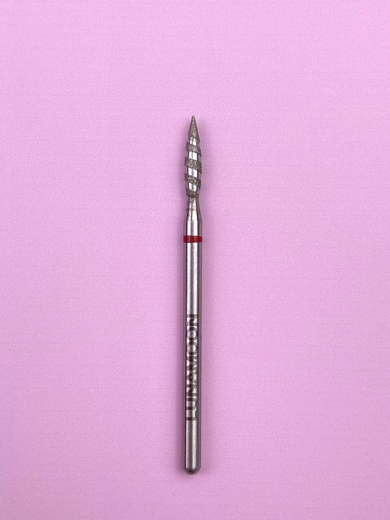 Fresa Diamantada LunaMoon "Llama Tornado" Roja - 2,1 mm