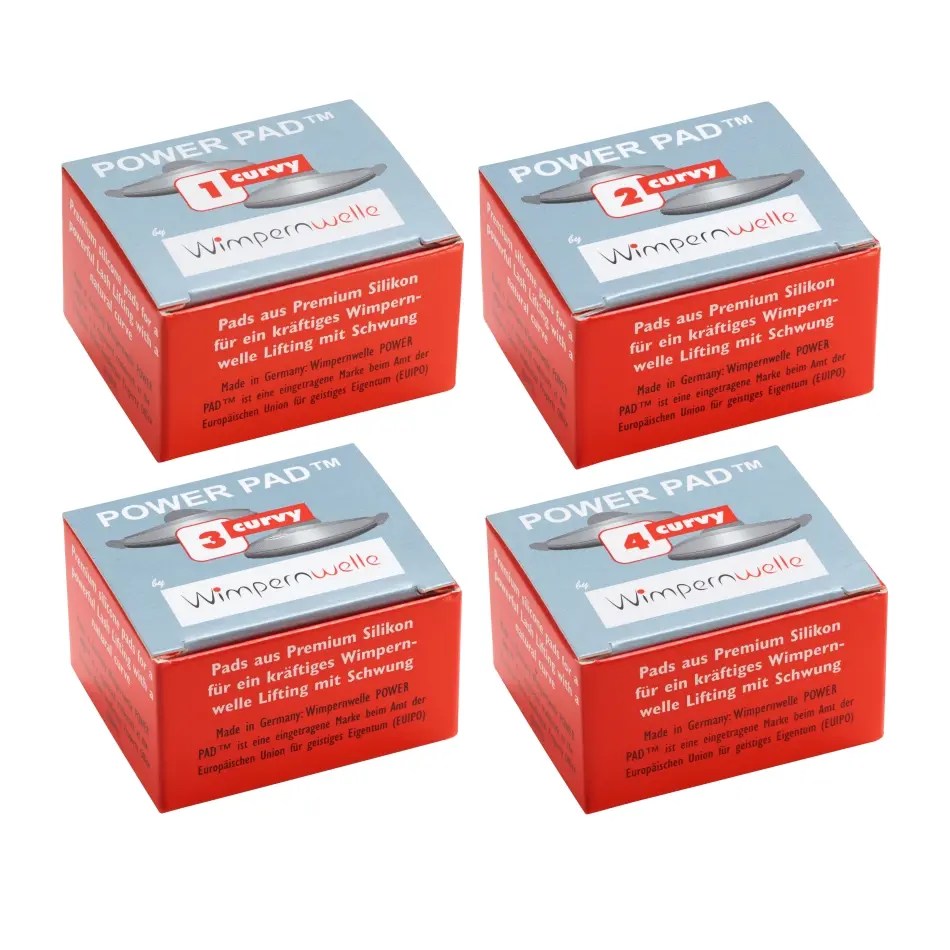 Power Pad MIX CURVY Wimpernwelle - 8 Pares