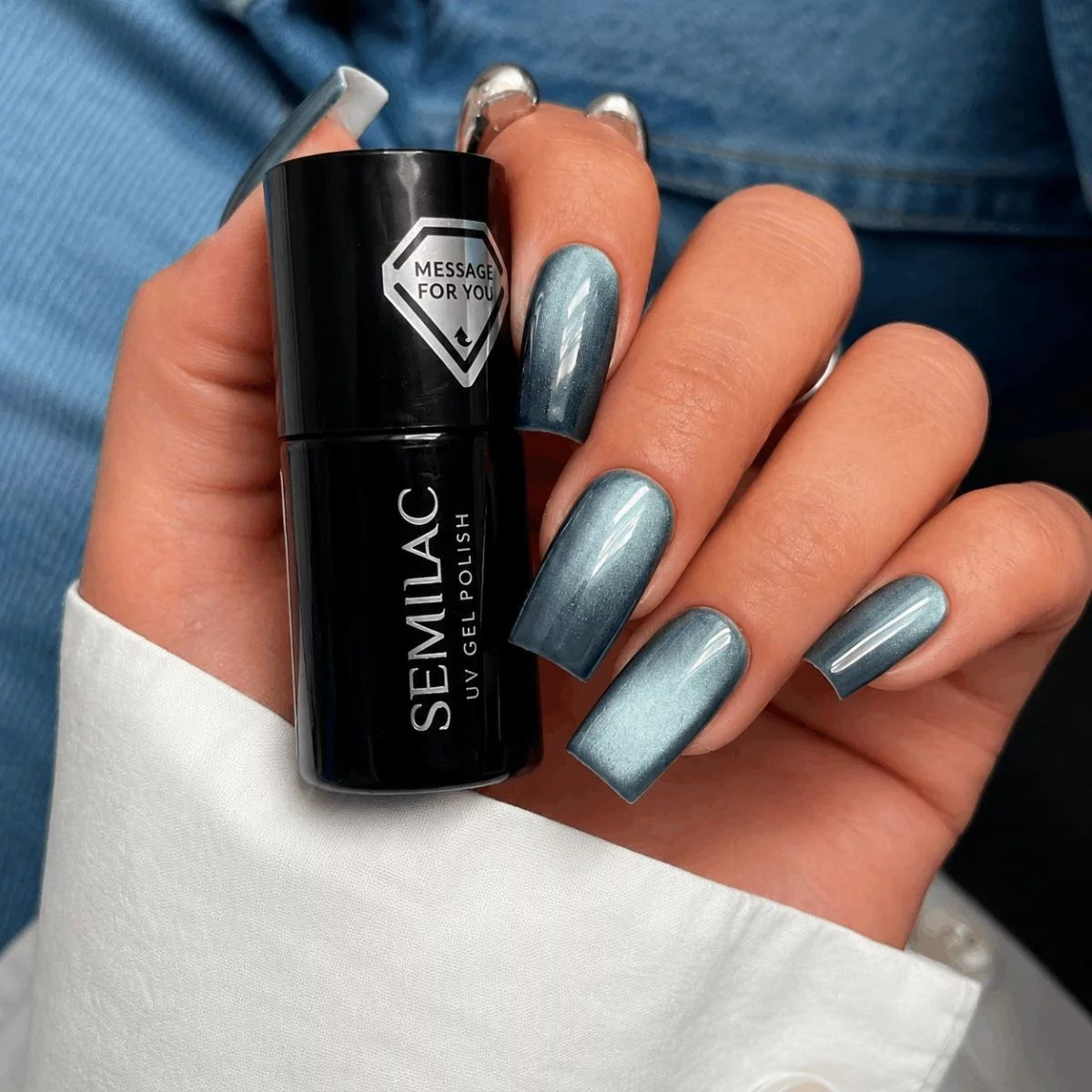 739 Teal Jelly Gloss Semilac 7ml