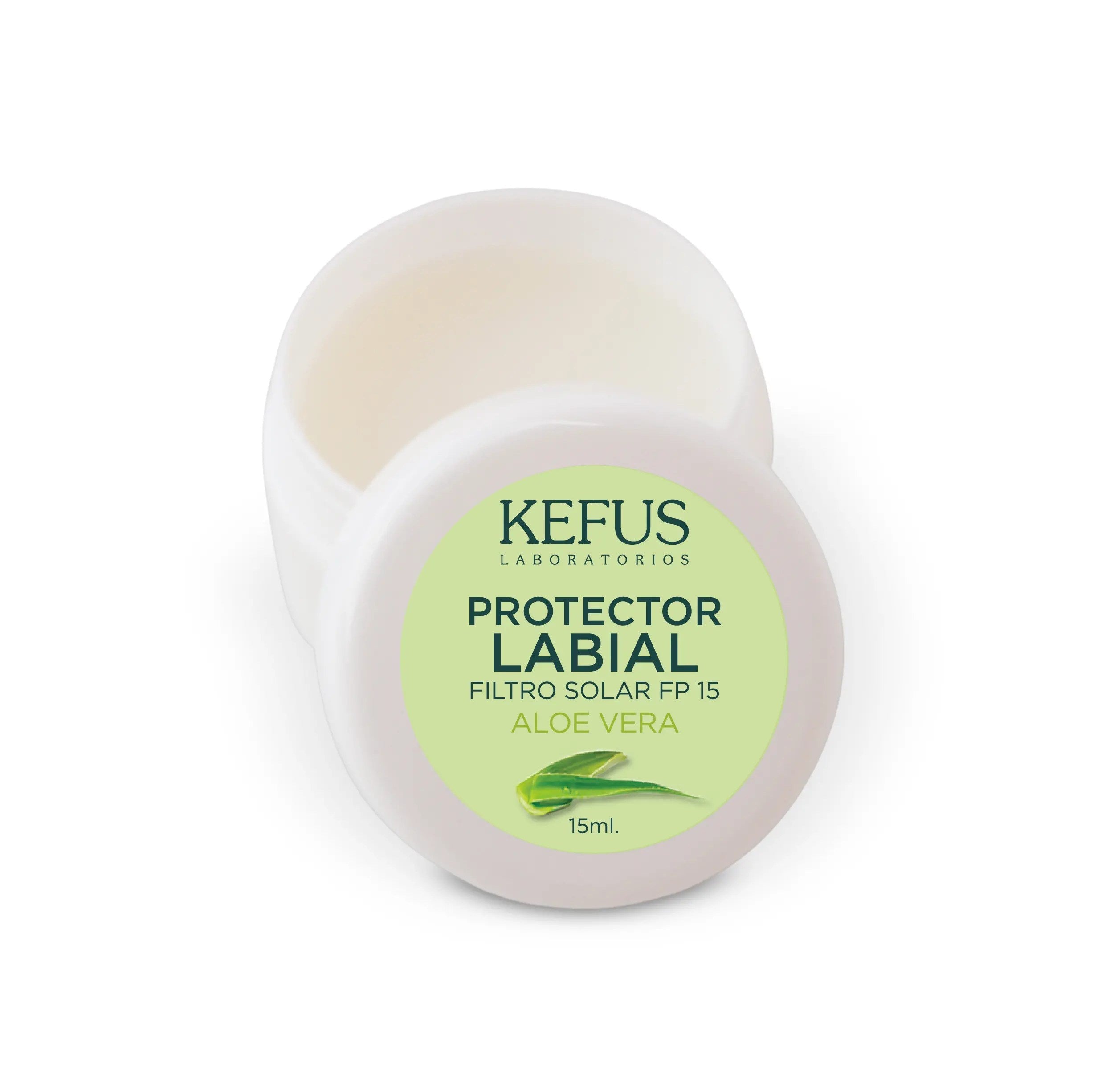Bálsamo Labial Aloe Vera Kefus Tarro 15 ml