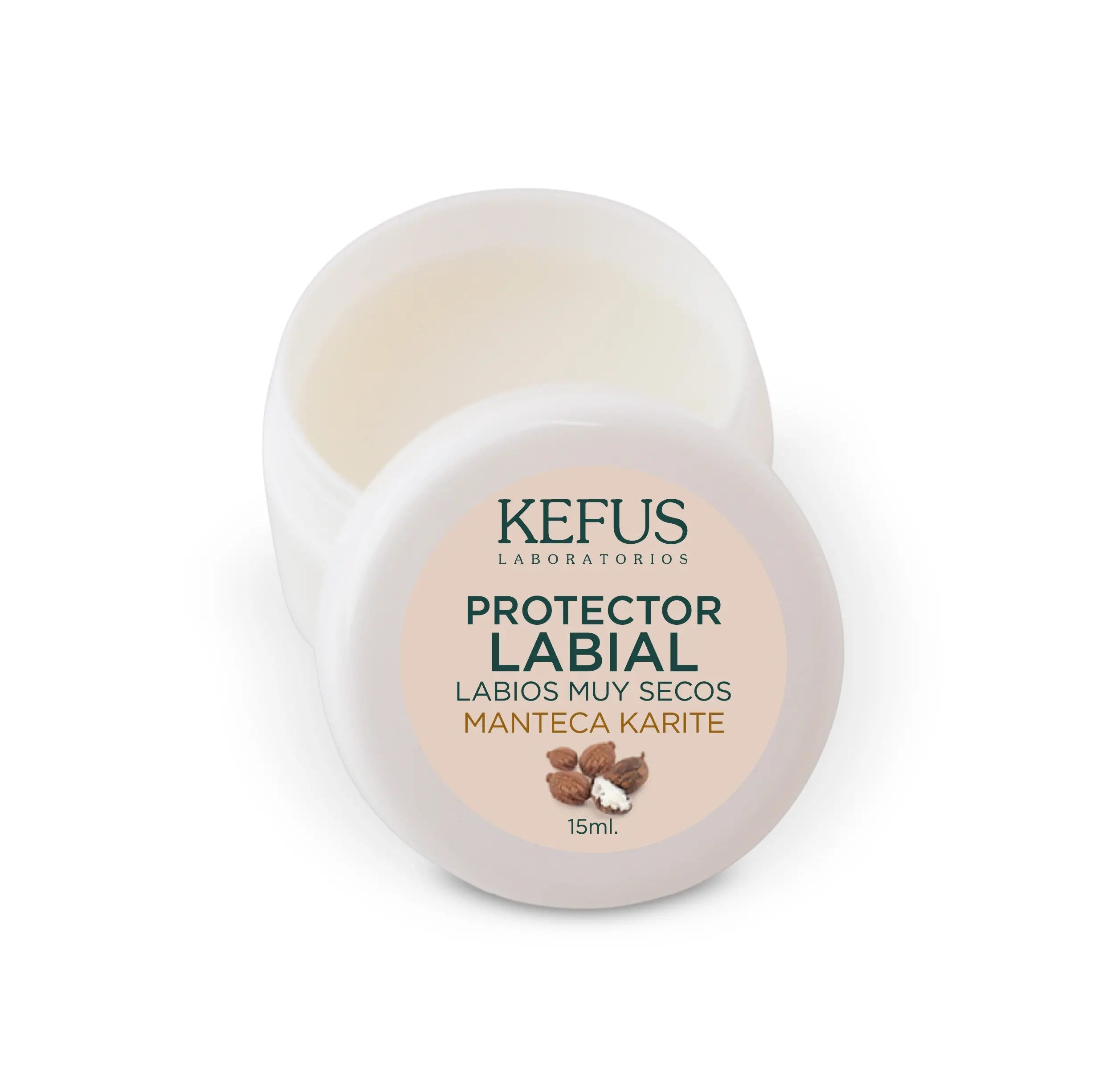 Bálsamo Labial Manteca de Karité Kefus Tarro 15 ml