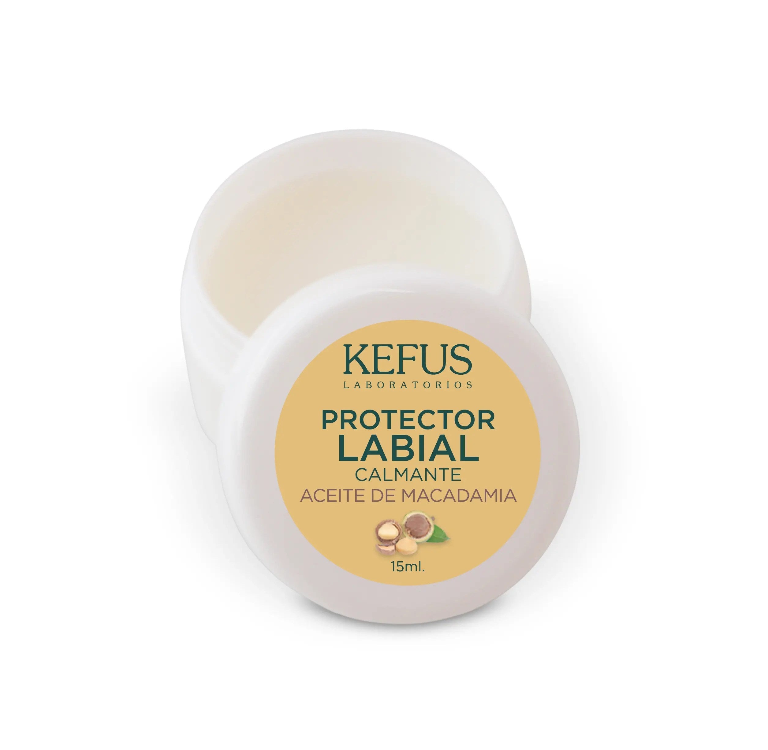Bálsamo Labial Macadamia Kefus Tarro 15 ml