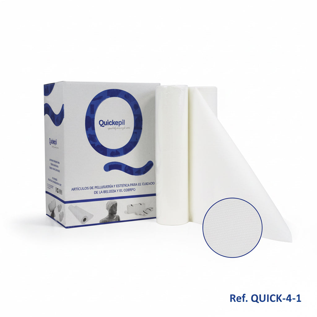 Caja 6 Rollos Camilla Celulosa 60cm x 60mts - Ref. Quick-4